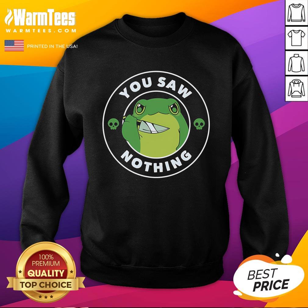 Pretty You Saw Nothing Frog T-Shirt - Image 4