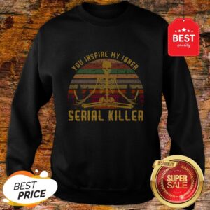 Alternative view of Skull Yoga You Inspire My Inner Serial Killer Vintage Shirt