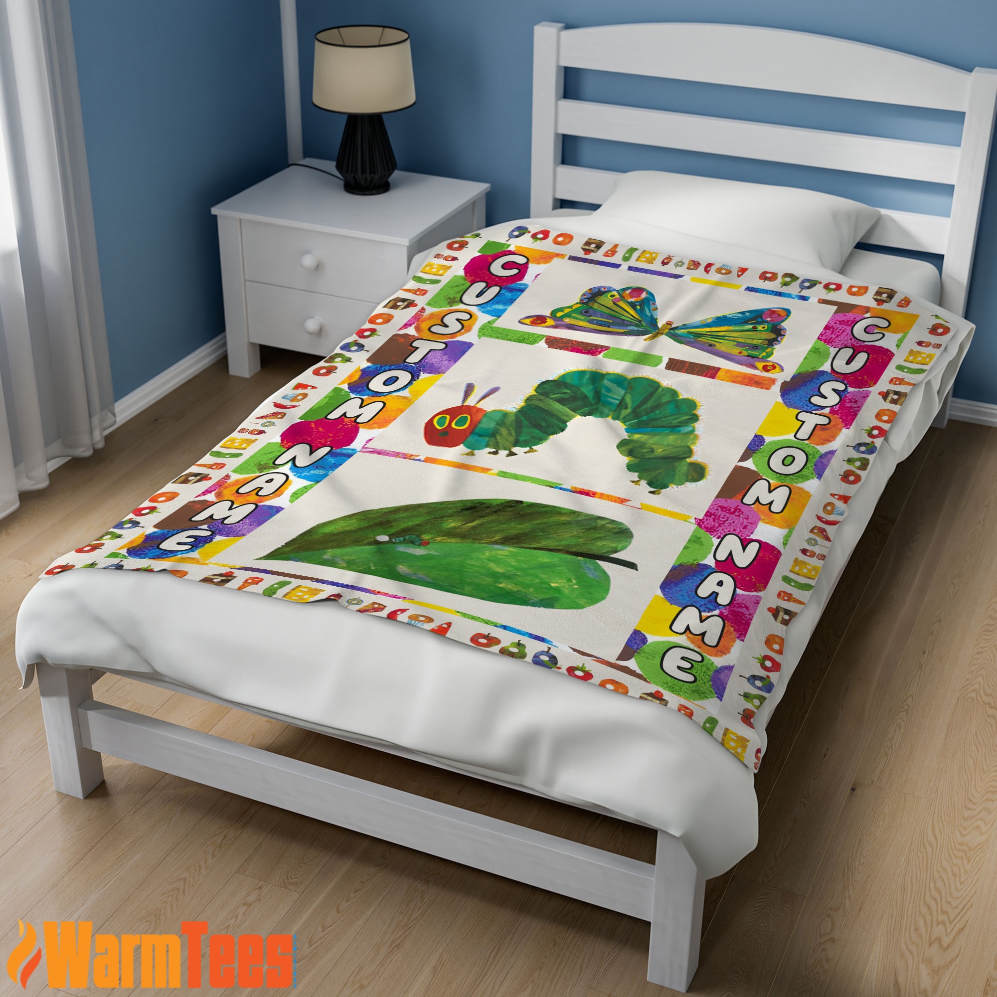 The Very Hungry Caterpillar Blanket Fleece Customized Blanket - Image 2