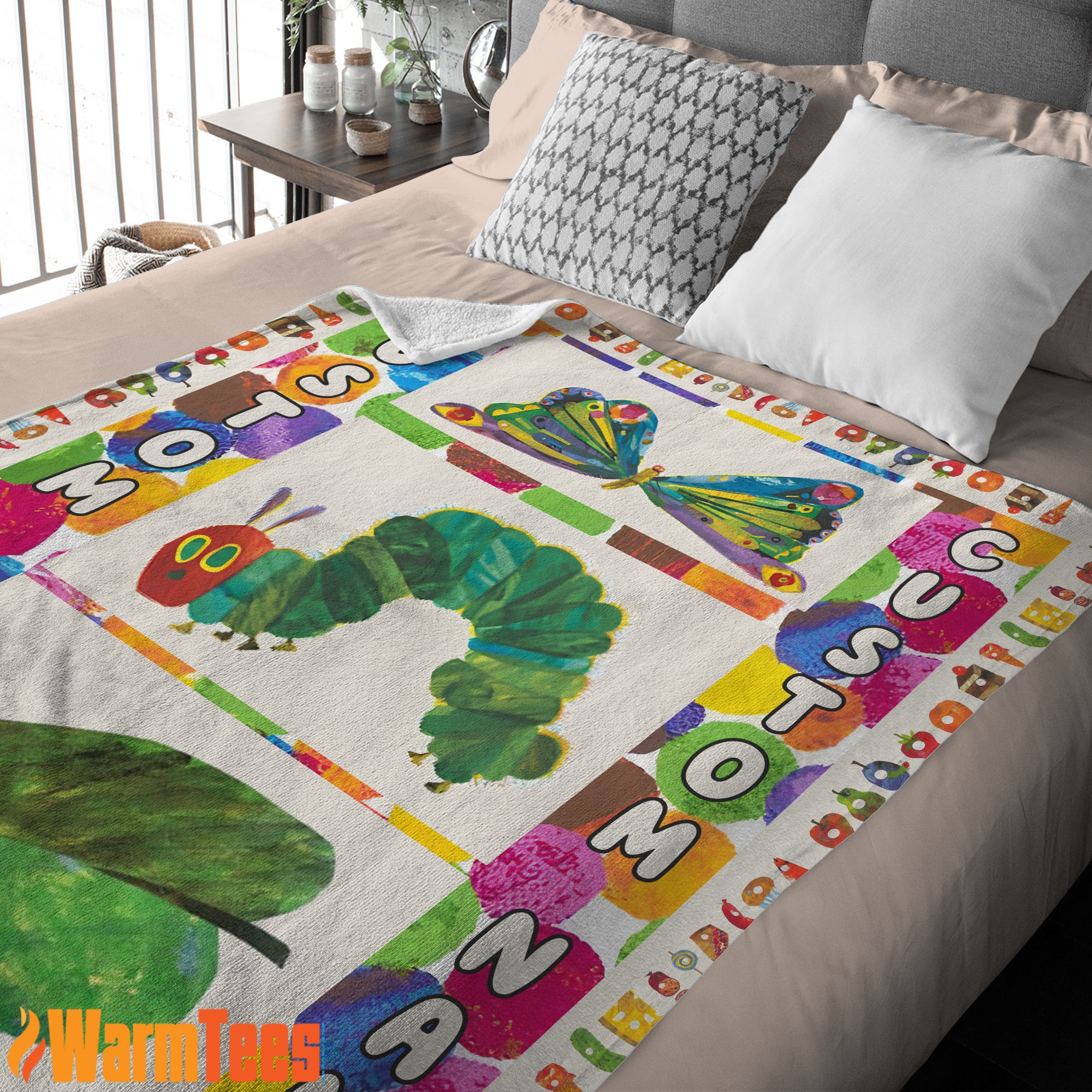 The Very Hungry Caterpillar Blanket Fleece Customized Blanket - Image 3
