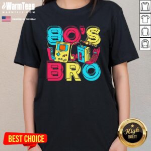 Alternative view of Top 1980s Costume Party Vintage 80s Music Lover 80s Bro Eighties T-Shirt