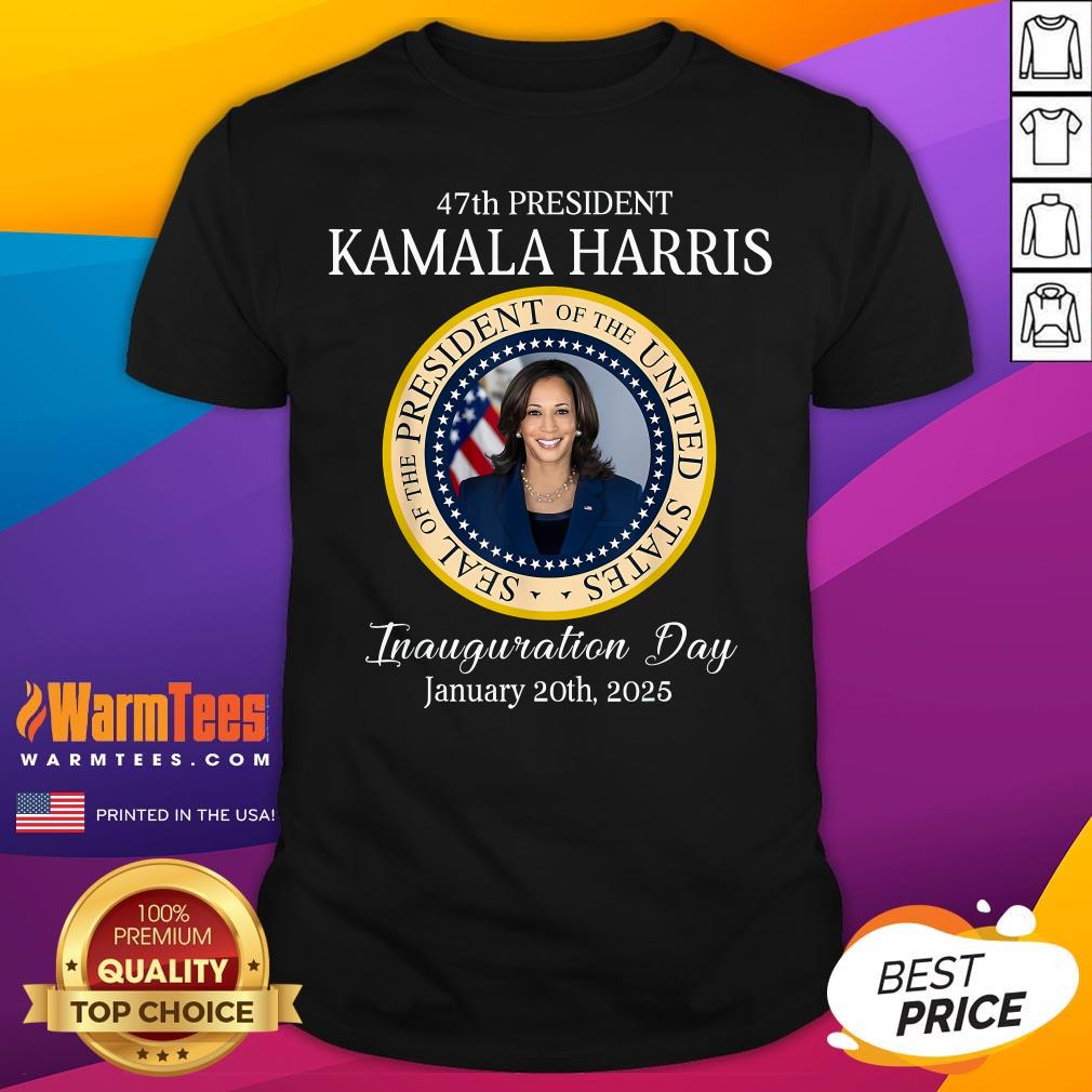 Top 47th President Kamala Harris Inauguration Day January 1 2025 T-Shirt