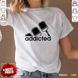 Alternative view of Top Addicted Pickleball Player T-Shirt