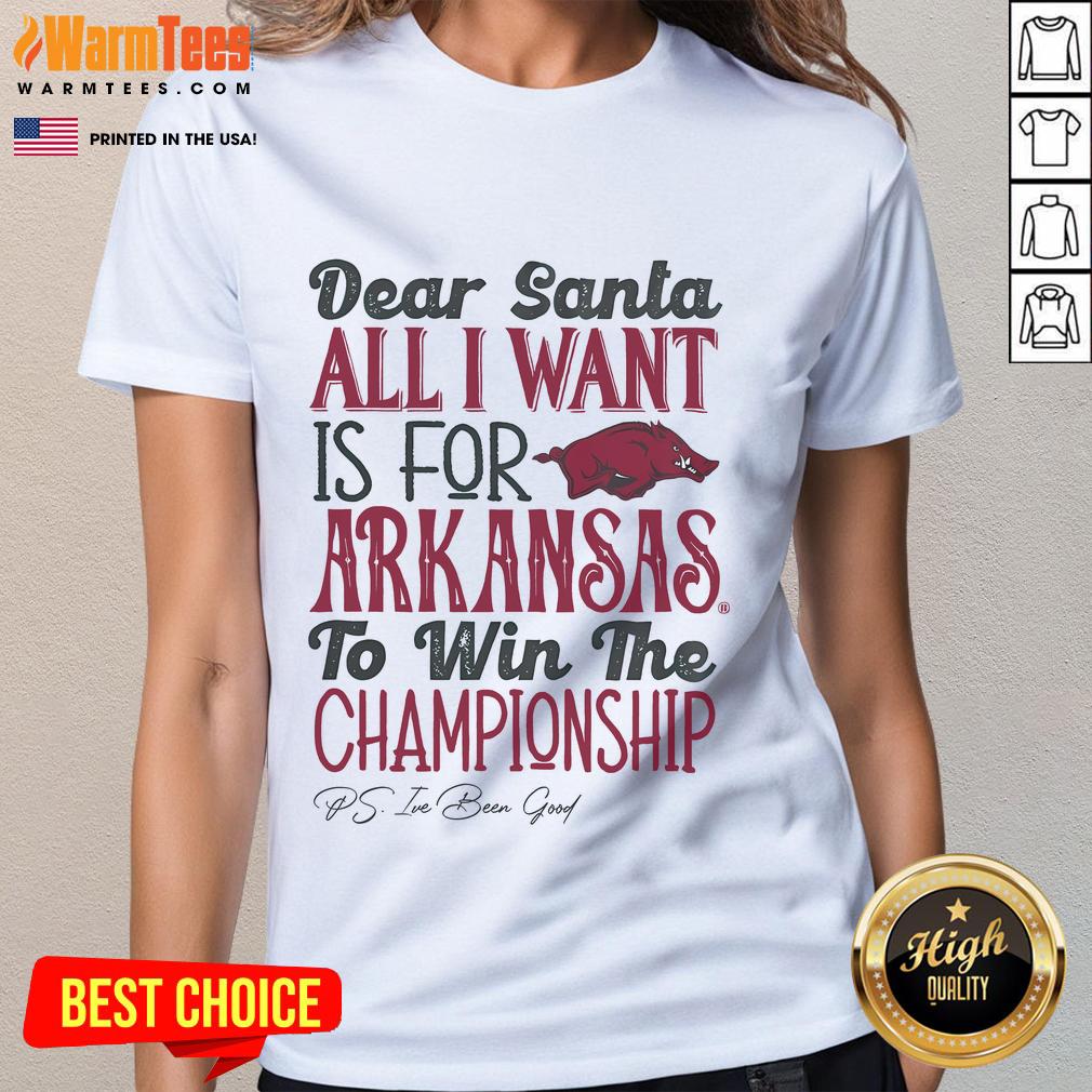 Top Arkansas Razorbacks All I Want T-Shirt - Image 3