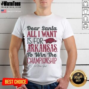 Top Arkansas Razorbacks All I Want T-Shirt