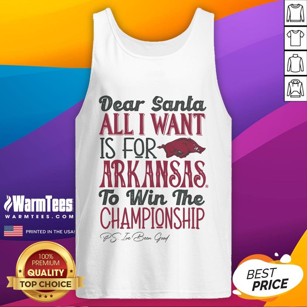 Top Arkansas Razorbacks All I Want T-Shirt - Image 4