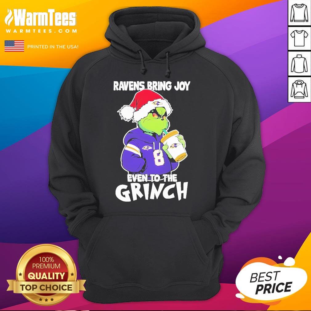 Top Baltimore Ravens Bring Joy Even To The Grinch Christmas 2024 T-Shirt - Image 3