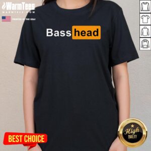 Alternative view of Top Bass Head Headbanger Edm Rave Festival Costume Dance Music T-Shirt
