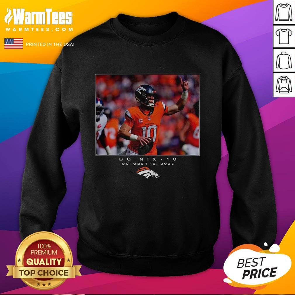 Top Bo Nix Denver Broncos NFL Week 7 2025 T-Shirt - Image 5