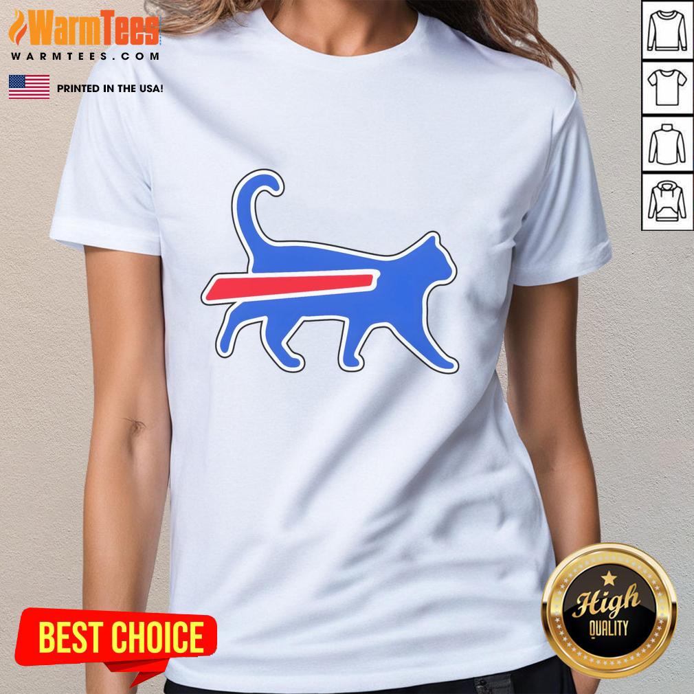 Top Cat Bills Is Funny Football Team Meme T-Shirt - Image 3