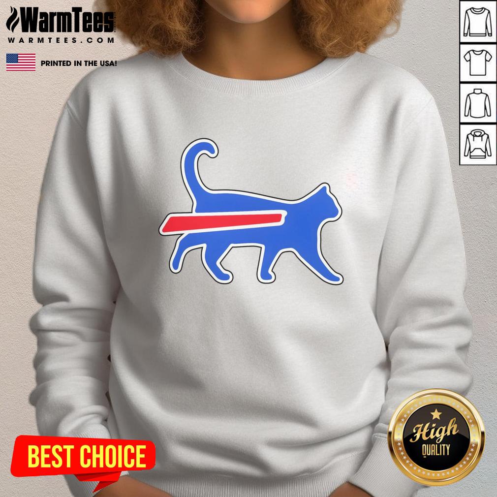 Top Cat Bills Is Funny Football Team Meme T-Shirt - Image 5