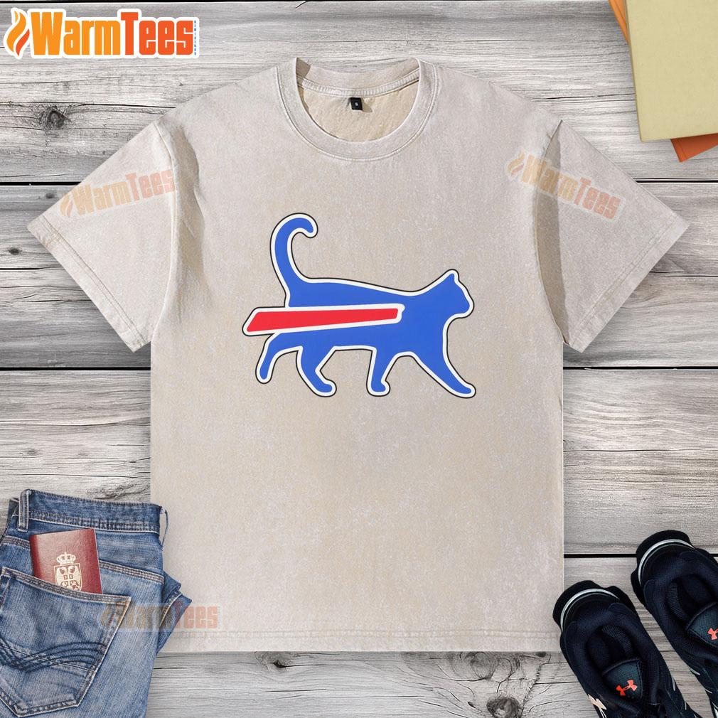 Top Cat Bills Is Funny Football Team Meme T-Shirt - Image 6