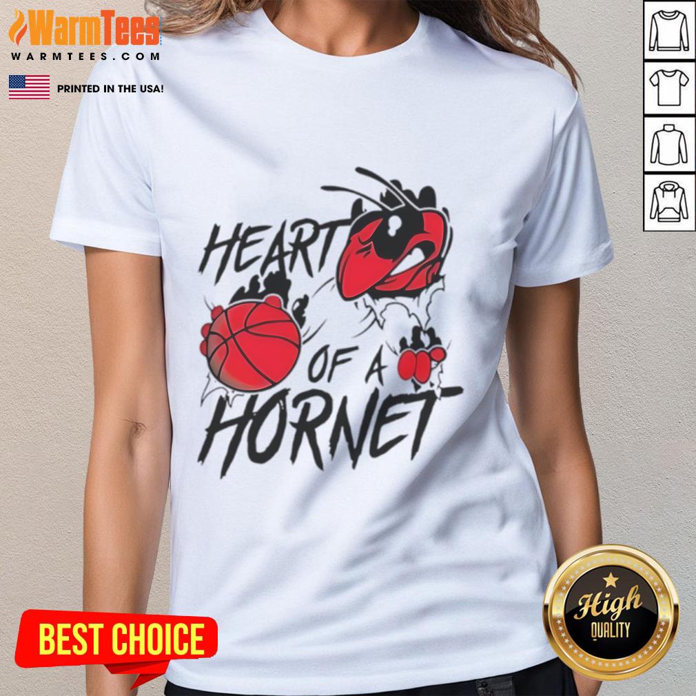 Top Charlotte Hornets Heart Of A Hornet T-Shirt - Image 3