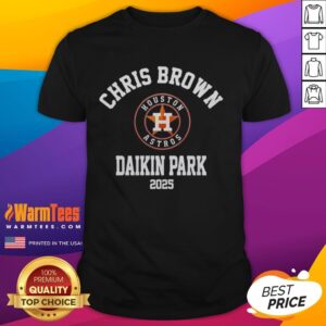 Top Chris Brown Breezy Bowl XX Houston Astros Daikin Park 2025 T-Shirt