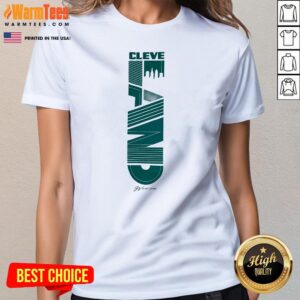 Alternative view of Top Cleveland Type Down Seafoam T-Shirt