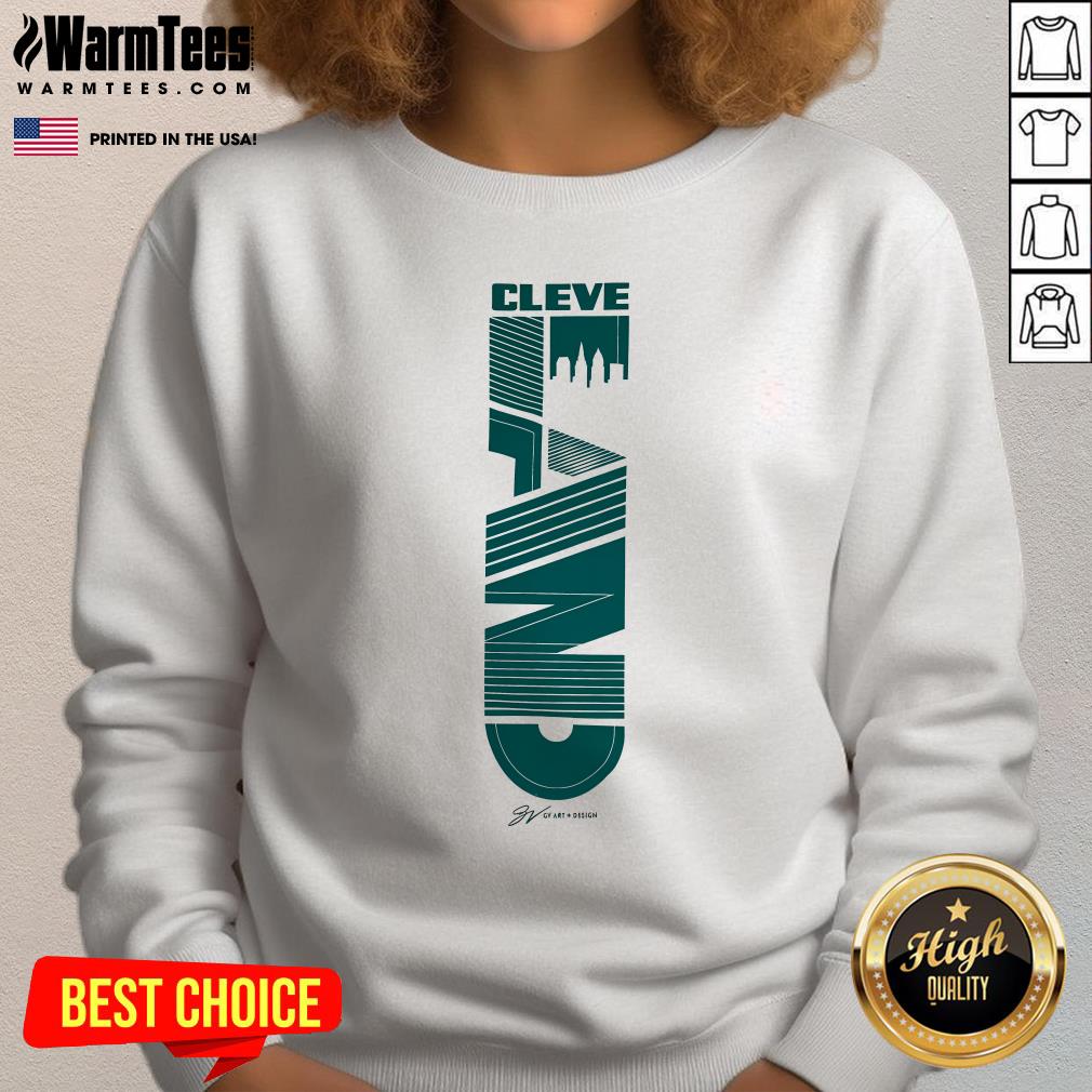 Top Cleveland Type Down Seafoam T-Shirt - Image 4