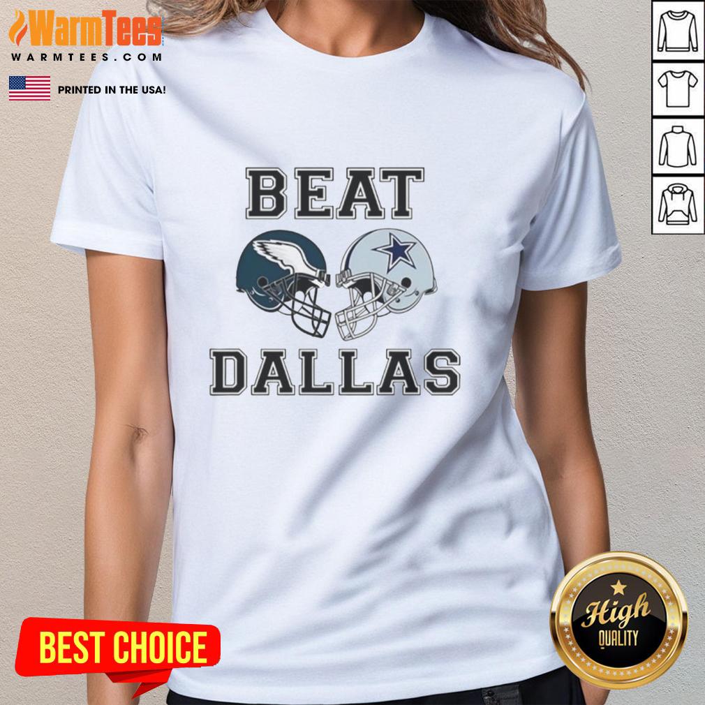 Top Coach Nick Sirianni Beat Dallas Helmet T-Shirt - Image 3