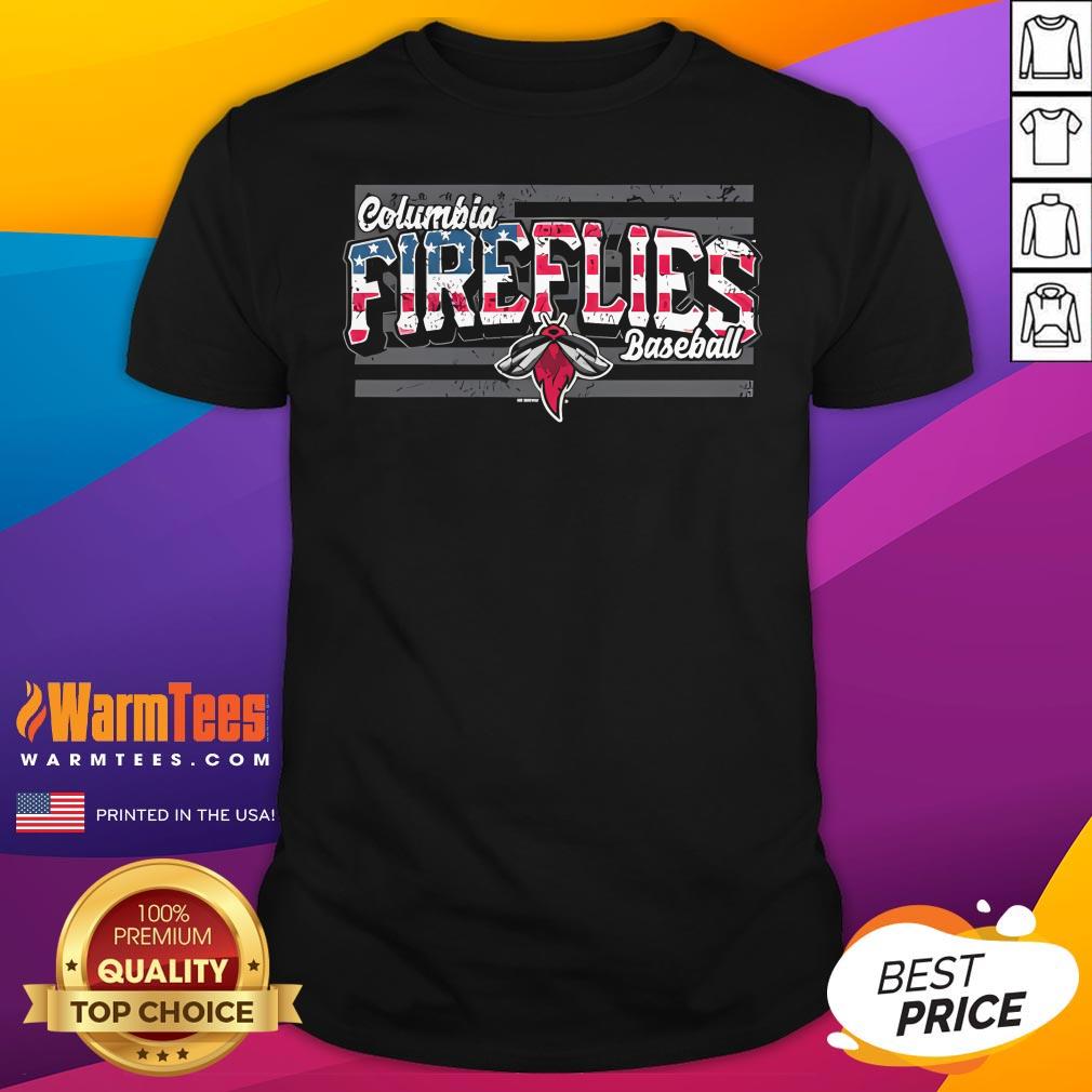Top Columbia Fireflies Baseball Cart Wright T-Shirt