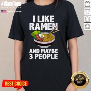 Alternative view of Top Cool Ramen Anime Ramen Noodle Soup Cup Noodles T-Shirt