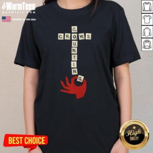 Alternative view of Top Crows Counting Scrabble T-Shirt