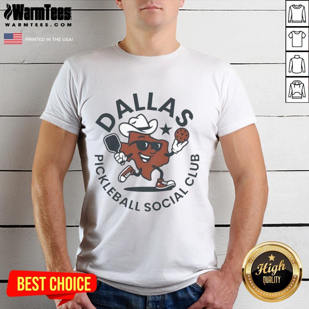Top Dallas Pickleball Social Club T-Shirt