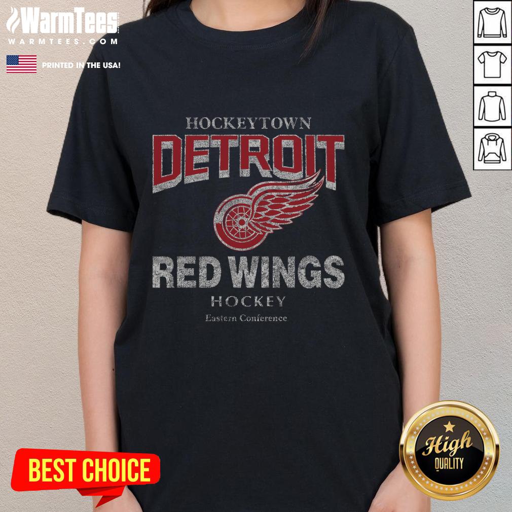 Top Detroit Red Wings Head On T-Shirt - Image 3