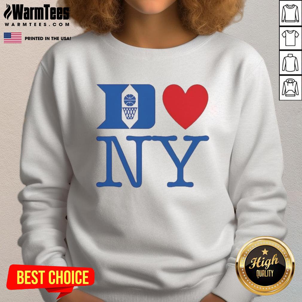 Top Duke Men's Basketball love NY T-Shirt - Image 5