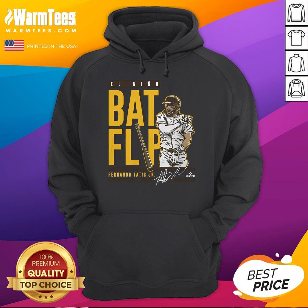 Top Fernando Tatis Jr San Diego Bat Flip T-Shirt - Image 3