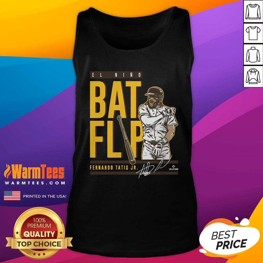 Top Fernando Tatis Jr San Diego Bat Flip T-Shirt - Image 5