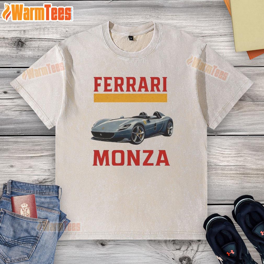 Top Ferrari Monza Car T-Shirt - Image 6