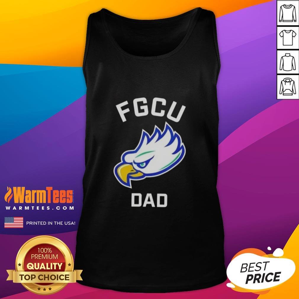 Top Florida Gulf Coast University FGCU Eagles Arched Dad T-Shirt - Image 4