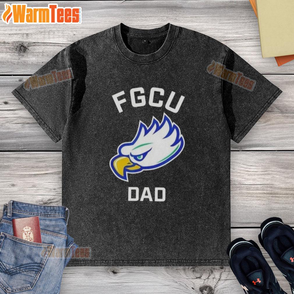 Top Florida Gulf Coast University FGCU Eagles Arched Dad T-Shirt - Image 6