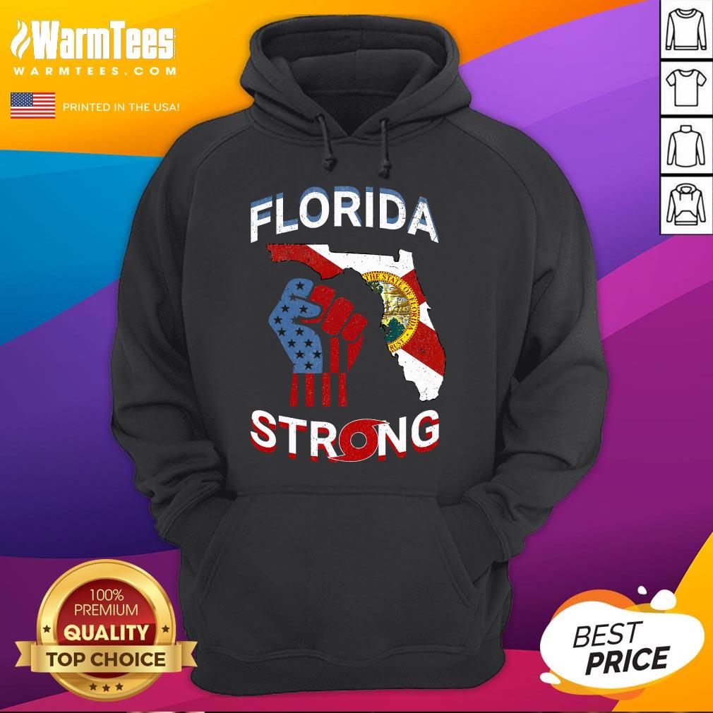 Top Florida Strong Pride Support Floridians Florida Flag T-Shirt - Image 3
