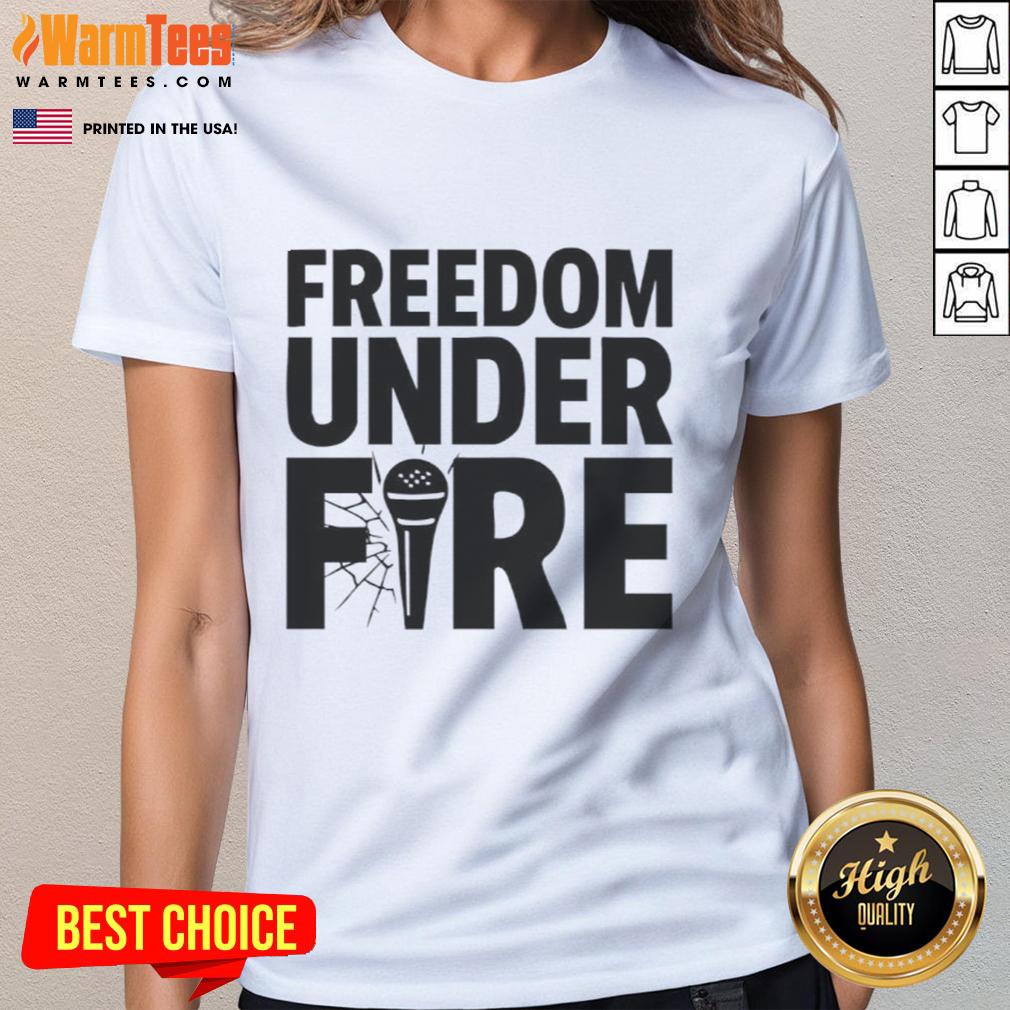 Top Freedom Under Fire Charlie Kirk T-Shirt - Image 3