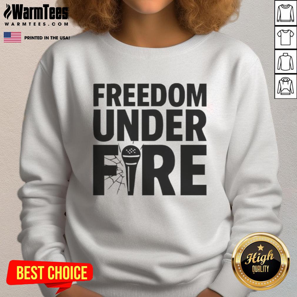 Top Freedom Under Fire Charlie Kirk T-Shirt - Image 5