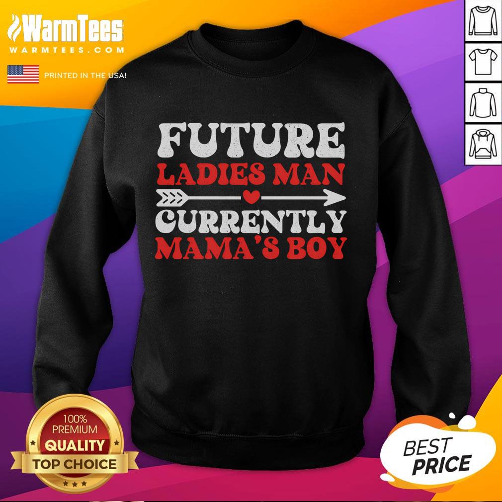 Top Future Ladies Main Currently Mama's Boy T-Shirt - Image 5