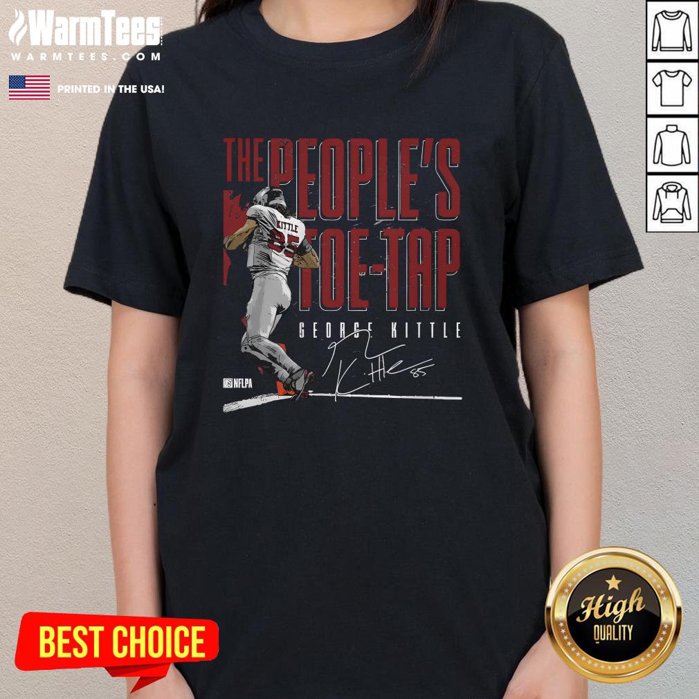 Top George Kittle San Francisco Toe Tap T-Shirt - Image 2