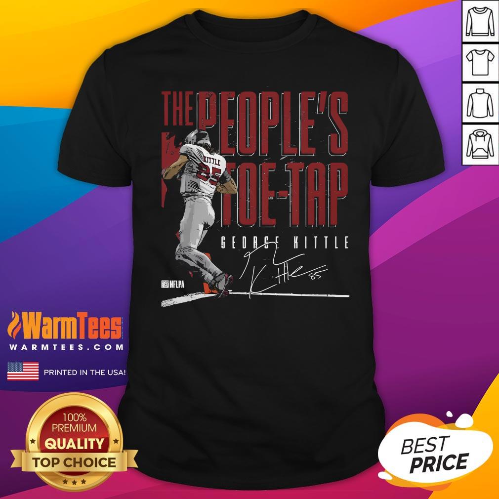 Top George Kittle San Francisco Toe Tap T-Shirt