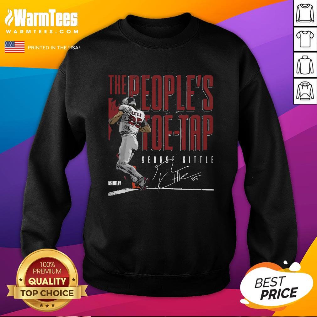 Top George Kittle San Francisco Toe Tap T-Shirt - Image 3