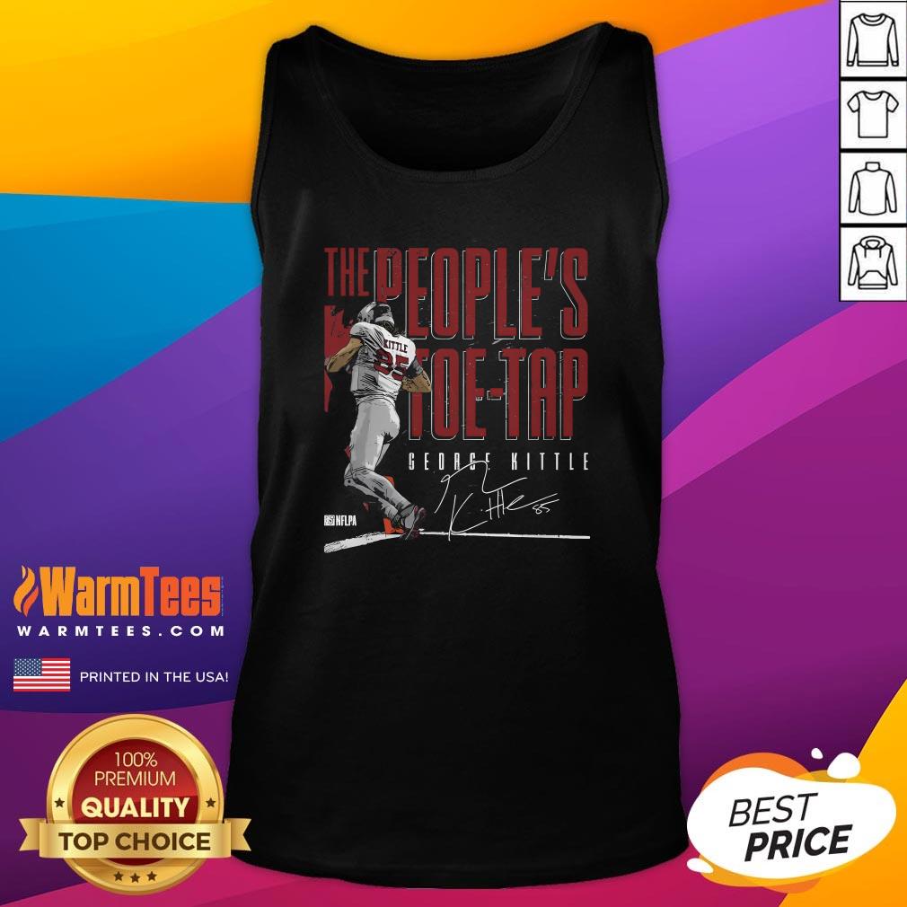 Top George Kittle San Francisco Toe Tap T-Shirt - Image 5