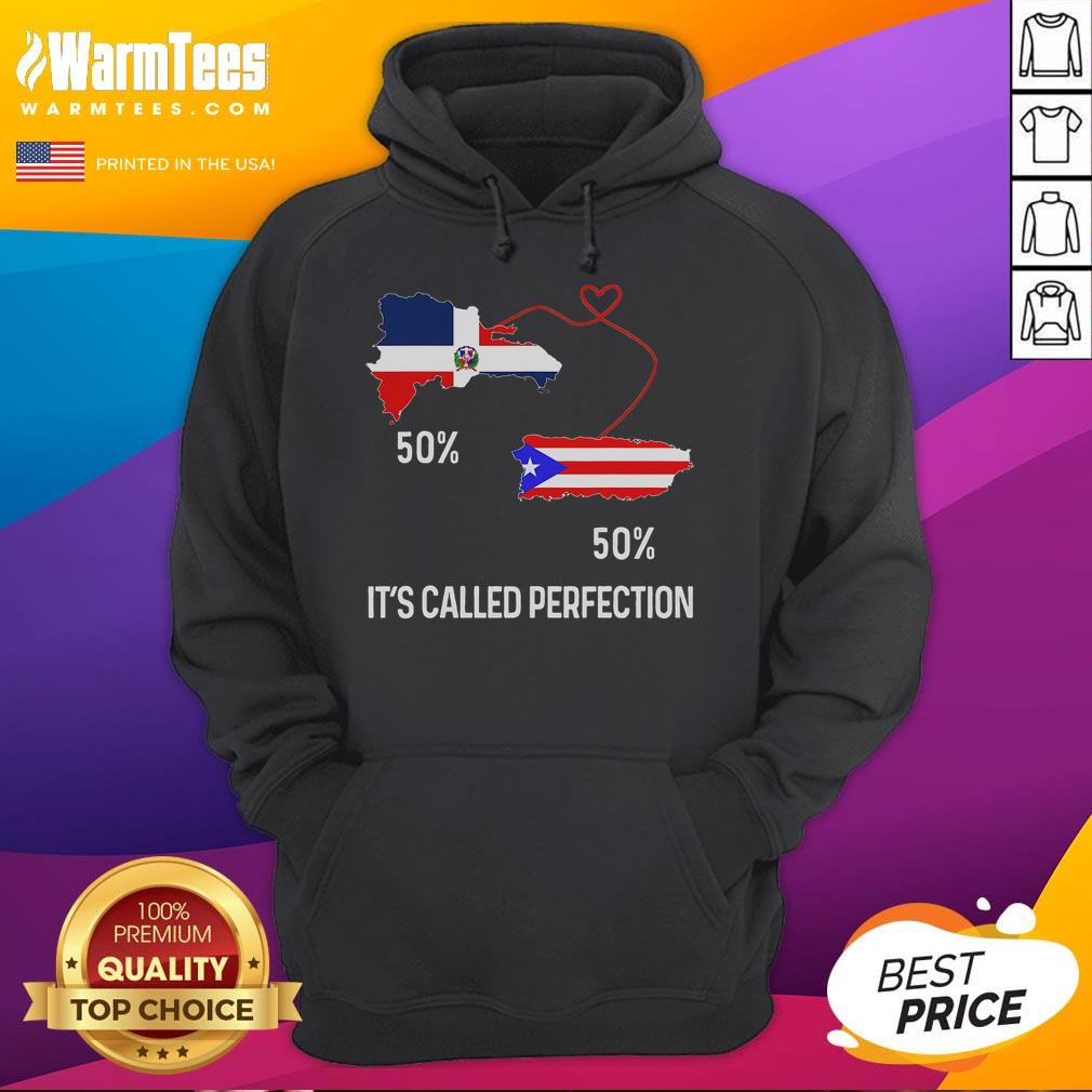 Top Half Puerto Rican Half Dominican Flag Map Combined T-Shirt - Image 2