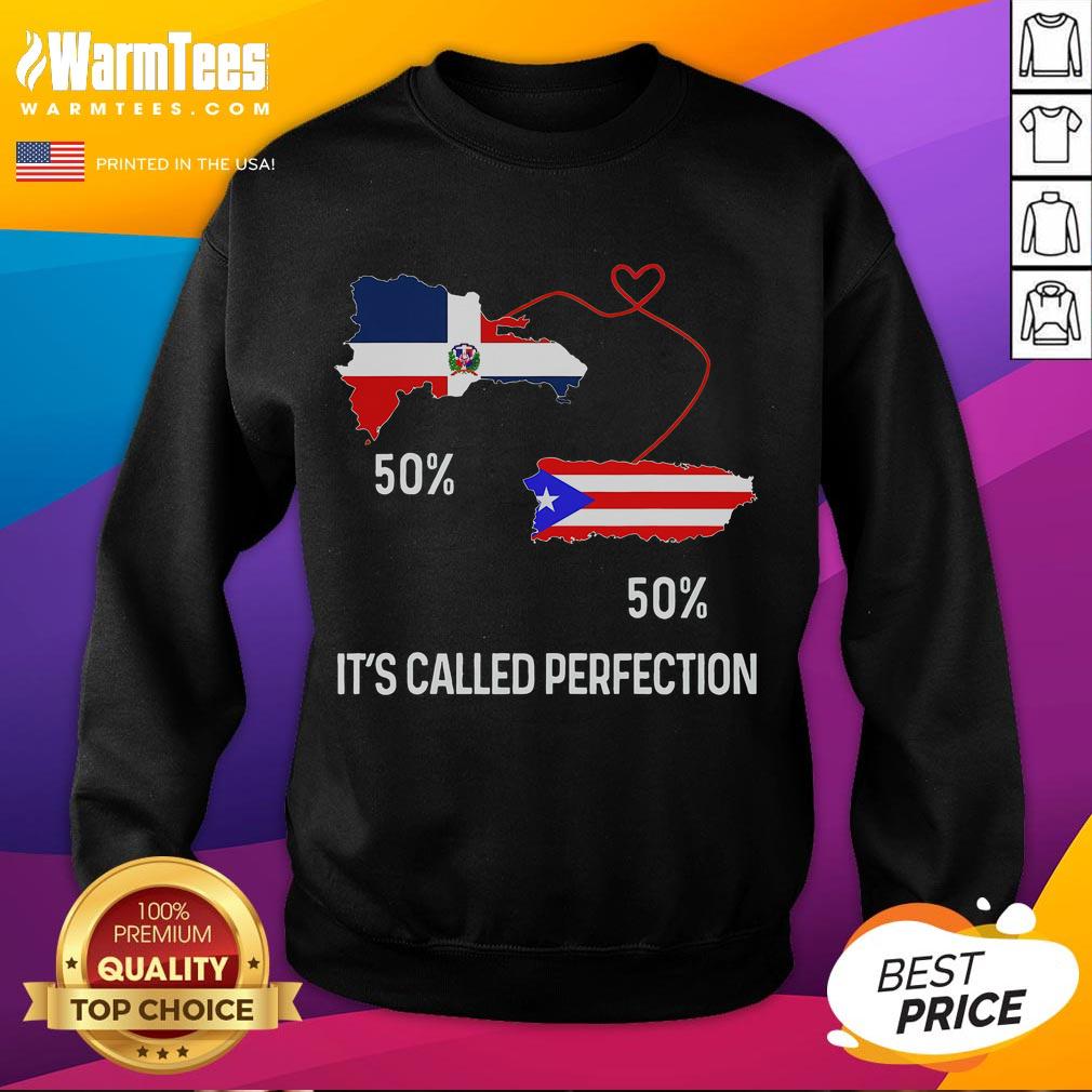 Top Half Puerto Rican Half Dominican Flag Map Combined T-Shirt - Image 5