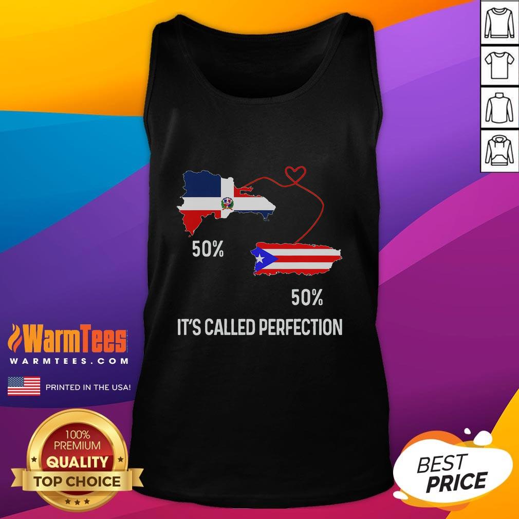 Top Half Puerto Rican Half Dominican Flag Map Combined T-Shirt - Image 4