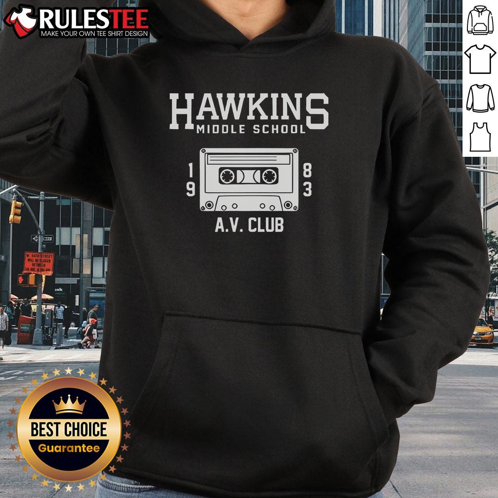 Top Hawkins Middle School AV Club T-Shirt - Image 2