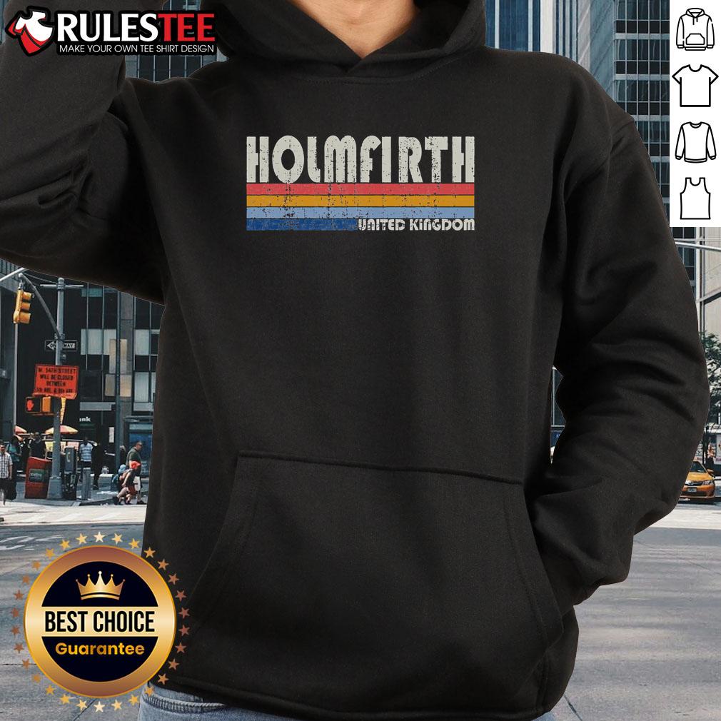 Top Holmfirth United Kingdom Retro Vintage T-Shirt - Image 2