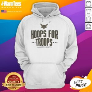 Alternative view of Top Hoops For Troops Charlotte Hornets Basketball T-Shirt