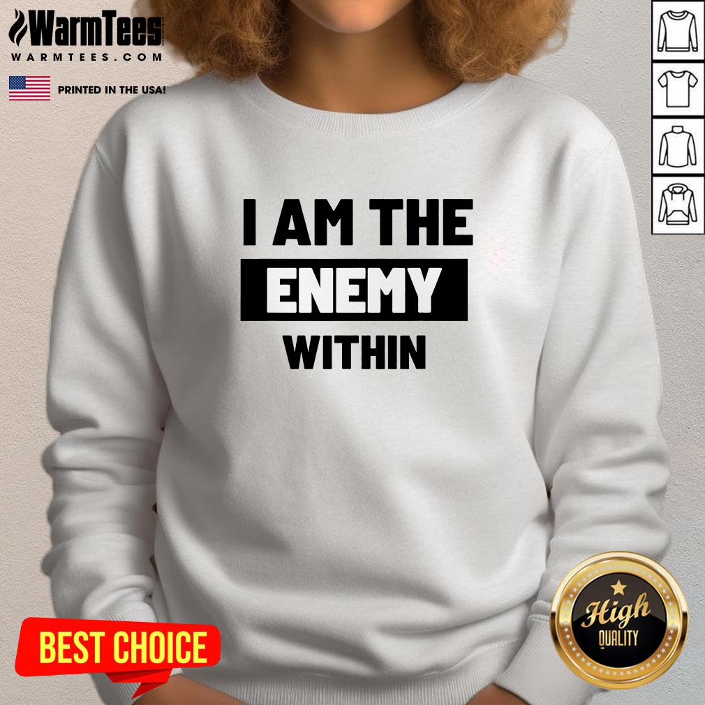 Top I Am The Enemy Within T-Shirt - Image 4