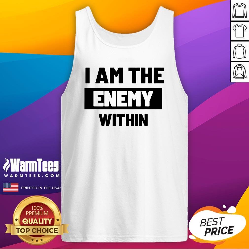 Top I Am The Enemy Within T-Shirt - Image 5