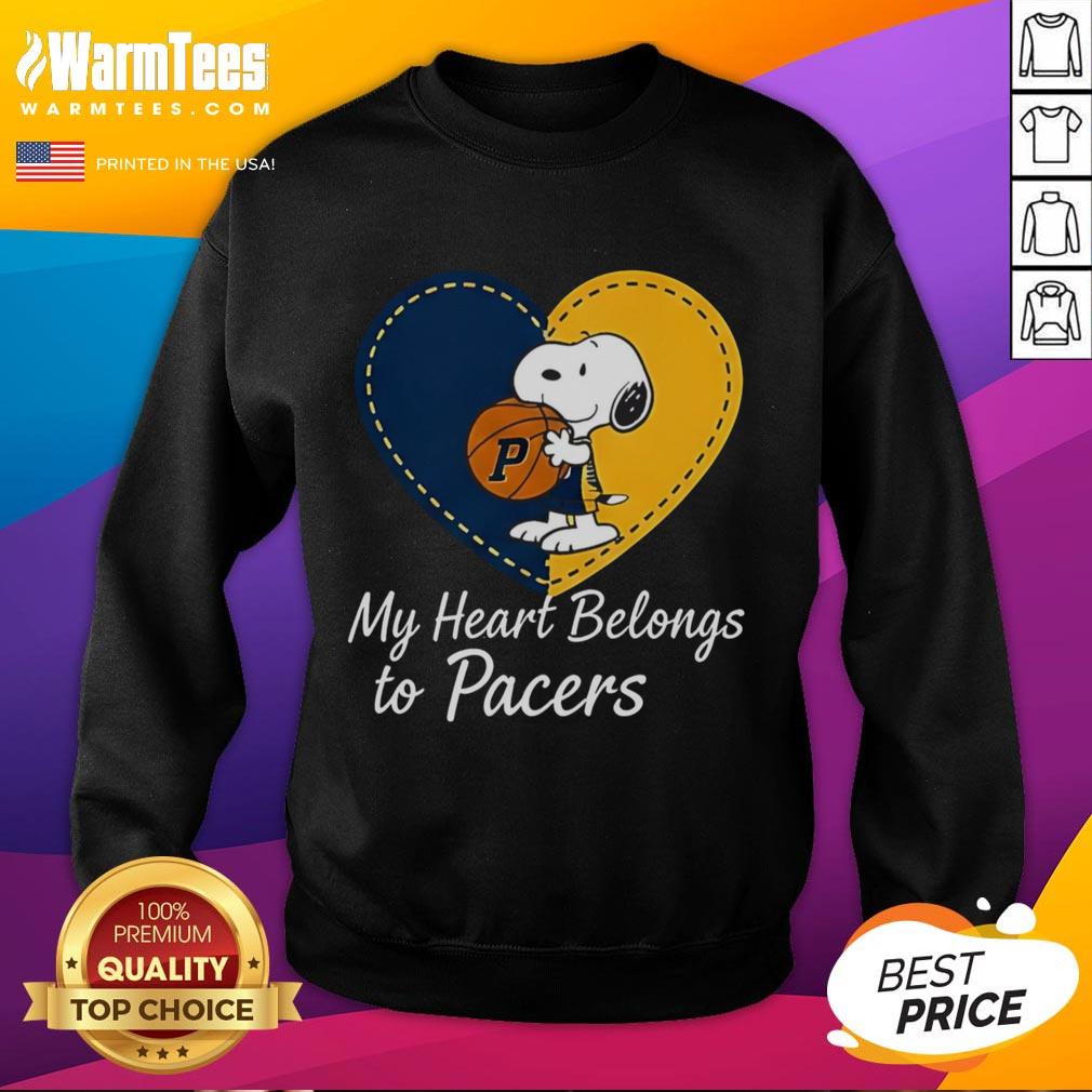 Top Indiana Pacers X Snoopy Cartoon Valentine 2026 T-Shirt - Image 5