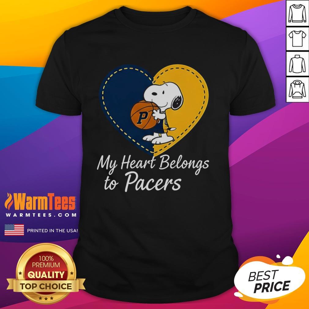 Top Indiana Pacers X Snoopy Cartoon Valentine 2026 T-Shirt